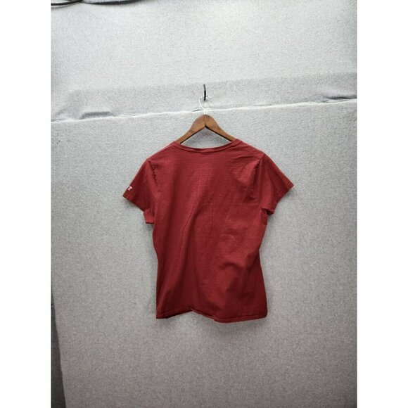 Russell Athletics Seminoles Womens Red V-Neck T-Shirt Size M - Picture 4 of 5